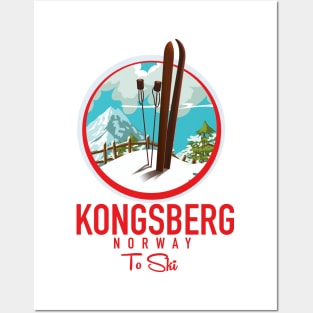 Kongsberg norway ski logo Posters and Art